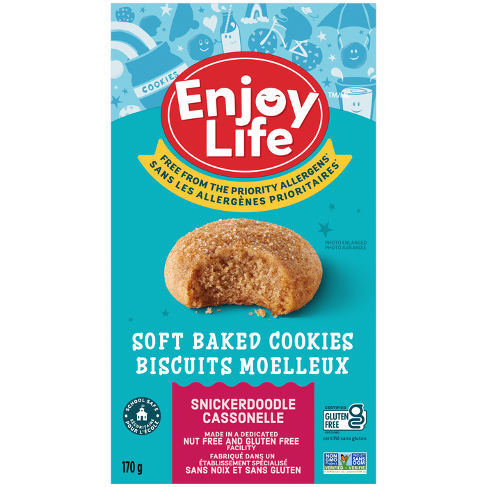 Enjoy Life - Soft Baked Cookies, Snickerdoodle, 170 g
