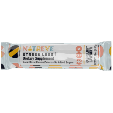 Natreve - Stress Less, Raspberry Lavendar, 15 x 5g