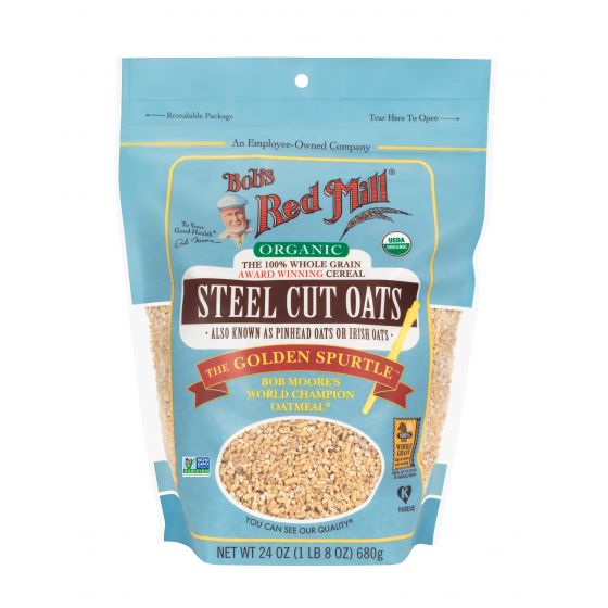 Bob's Red Mill - Organic Steel Cut Oats, 680g