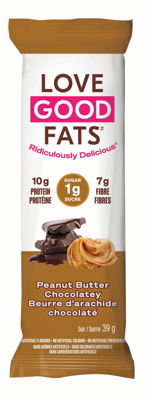 Love Good Fats - Peanut Butter Chocolatey Bar, 39g