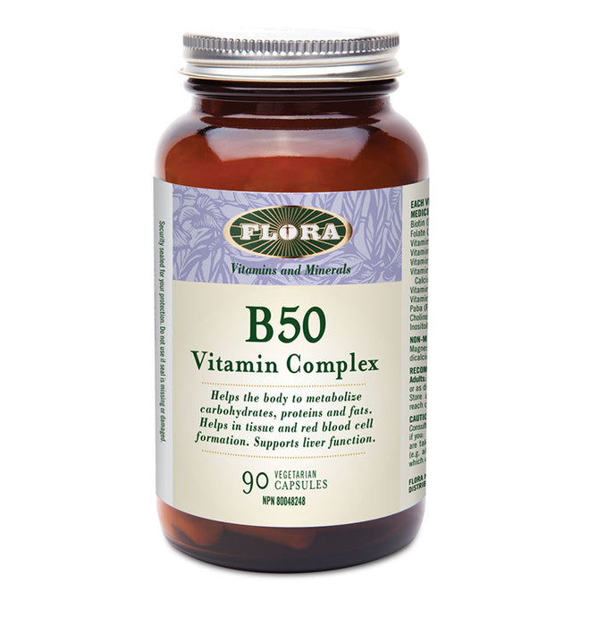Flora - B 50 Complex, 90 caps