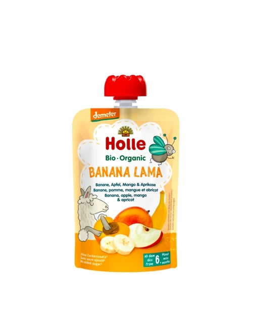 Holle - Organic Baby Food Pouch, Banana Lama, 100g