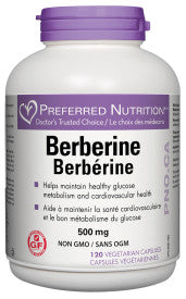 Preferred Nutrition - Berberine, 120 vcaps