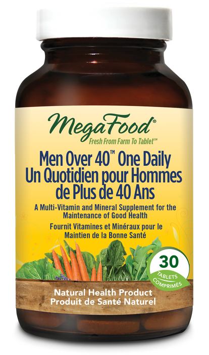 Mega Food - Men Over 40 One Daily, 30 Tablets