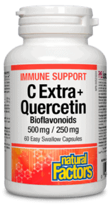 Natural Factors - C Extra + Quercetin, 500mg/250mg, 60 caps