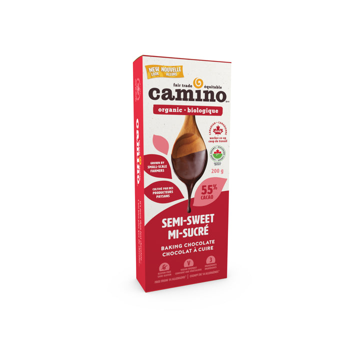 Camino - Baking Chocolate, 55% Semi-sweet, 200g