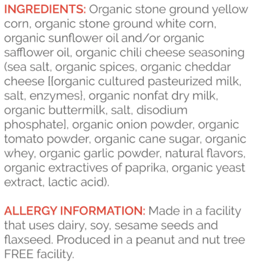 RW Garcia - Organic Corn Chips, Chili Cheese, 212g