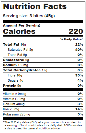 Snack Conscious - Chocolate Brownie Bites, 45g