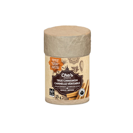 Cha's Organics - Organic Cinnamon Quills, 25g