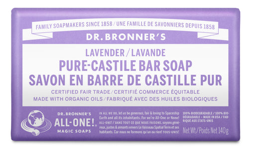 Dr. Bronner's - Lavender Bar Soap, 140g