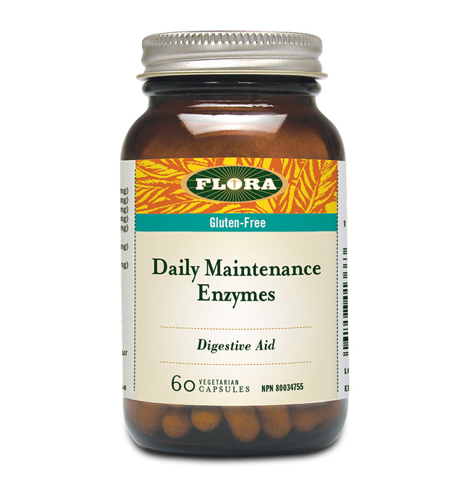 Flora - Daily Maintenance Enzyme, 60 Caps