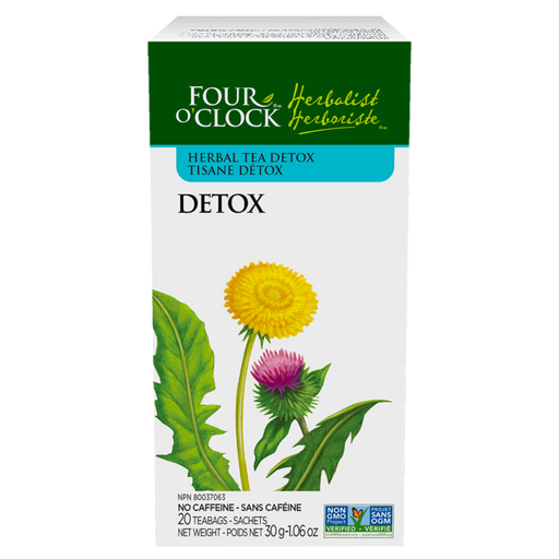 Four O'Clock - Herbal Tea, Detox, 20 bags