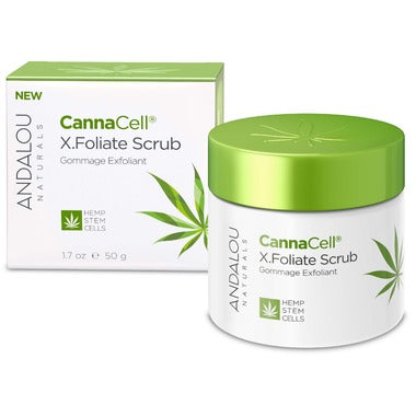 Andalou Naturals - CannaCell, Facial Scrub, 50g