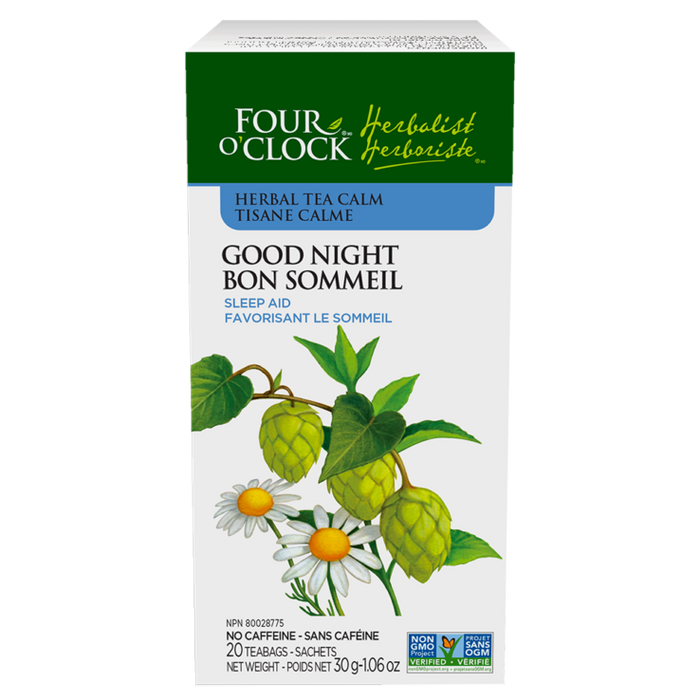 Four O'Clock - Herbal Tea, Good Night, 20 bags