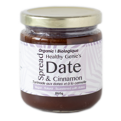 Healthy Genie - Organic Spread Date & Cinnamon 260g