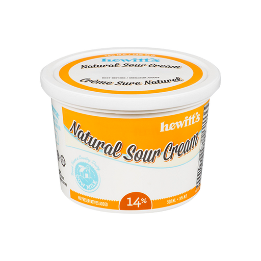 Hewitt's Dairy - Sour Cream, 500g