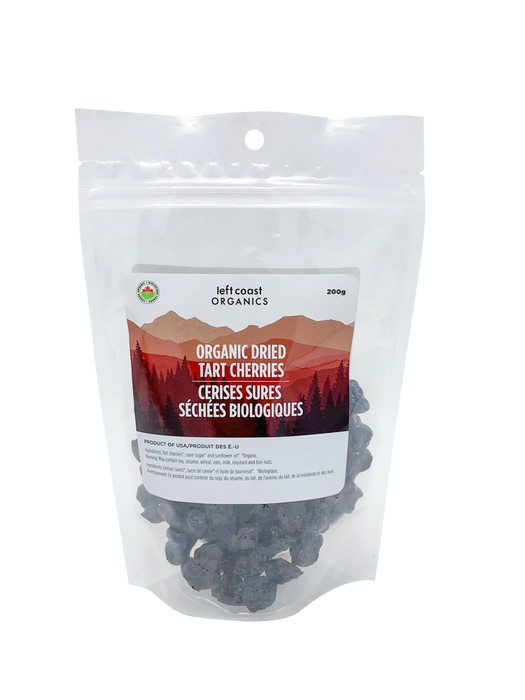 Left Coast Organics - Organic Dried Tart Cherries, 200g