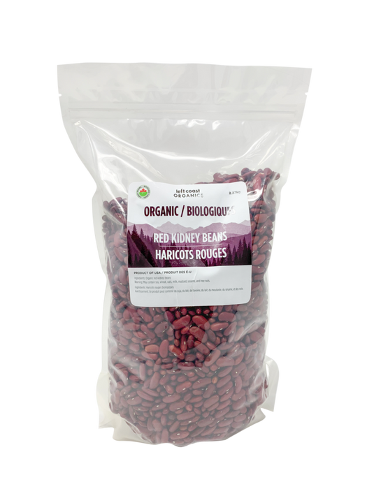 Left Coast Organics - Organic Beans, Red Kidney, 2.27kg