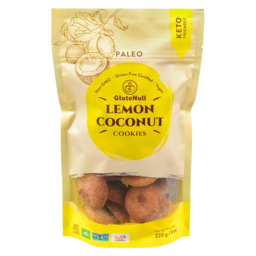 Glutenull - Keto Lemon Coconut Cookies, 220g