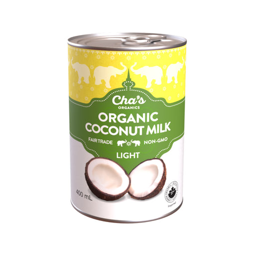 Cha's Organics - Organic Light Coconut Milk, 400ml