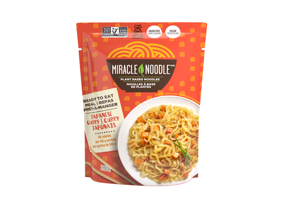 Miracle Noodle - Ready-to-Eat Japanese Curry Noodles, 280g