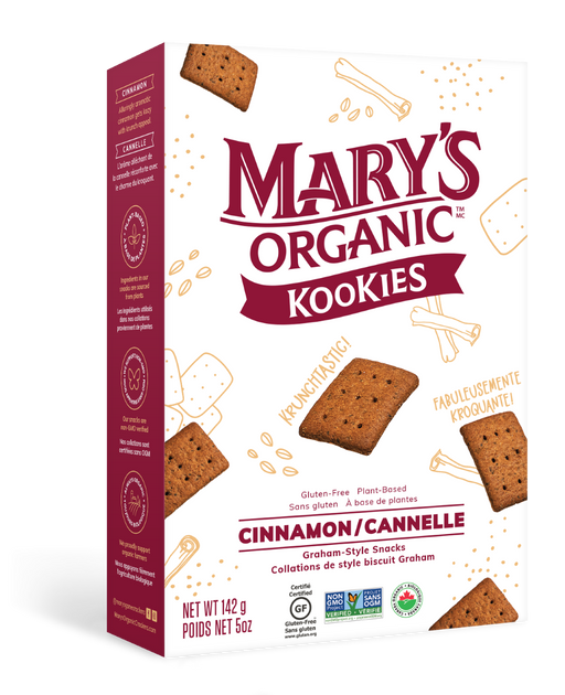 Mary's Organic - Graham Style Kookies, Cinnamon, 142g