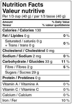Left Coast Organics - Organic Dried Sweet Cranberries, 600g