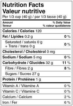 Left Coast Organics - Organic California Thompson Raisins, 800g
