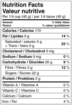 Left Coast Organics - Organic Chocolate Raisins, 350g