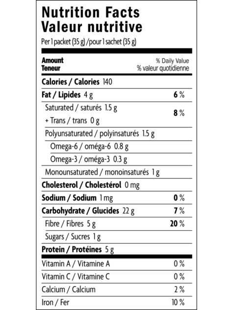 Nature's Path - Oatmeal Golden Turmeric Superfood, 6 x 35g