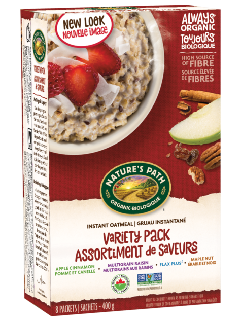 Nature's Path - Oatmeal, Variety Pack, 8 x 50g