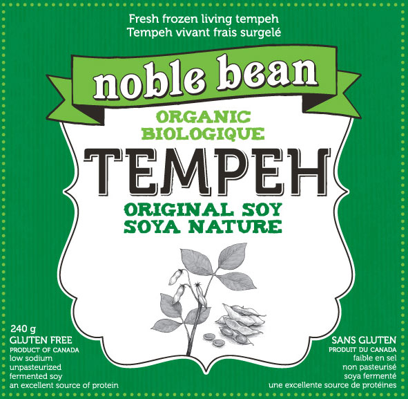 Noble Bean - Organic Tempeh Original Soy, 240g