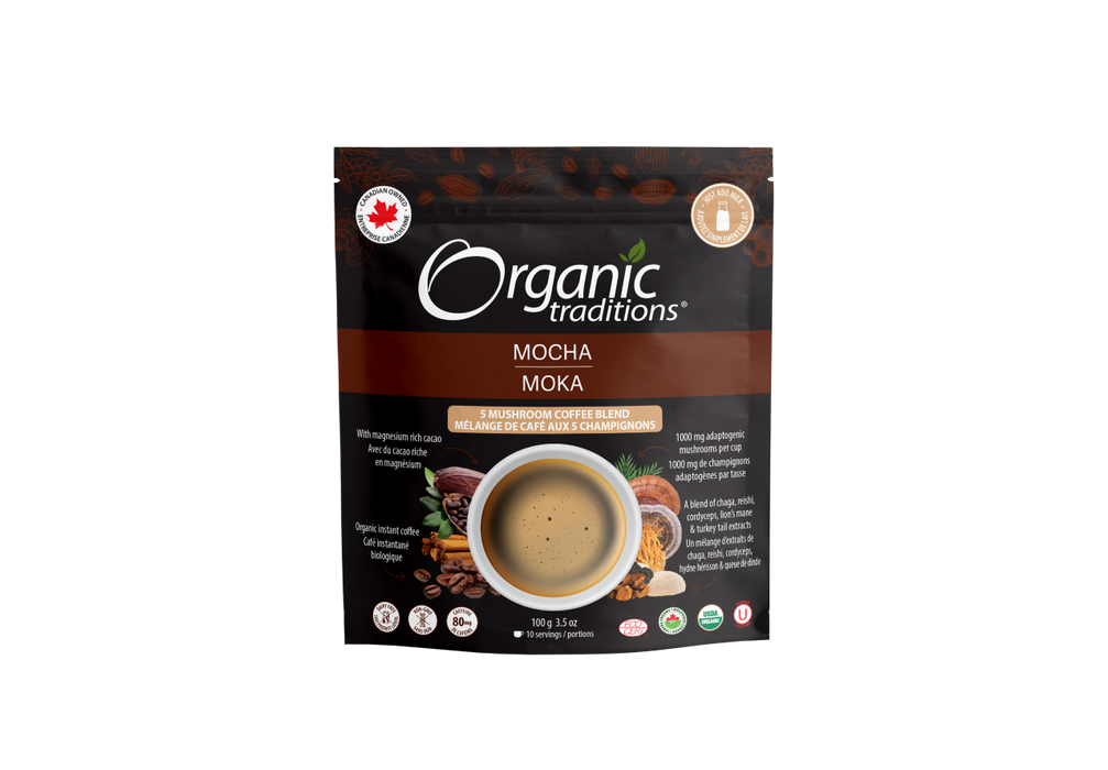 Organic Traditions - Functional Coffee, Mocha, 100g