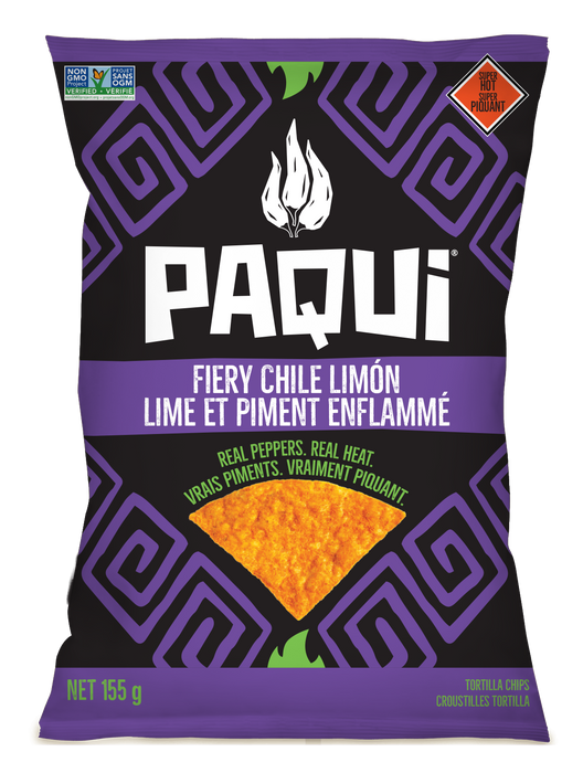 Paqui Tortilla Chips - Fiery Chili Limón, 155g