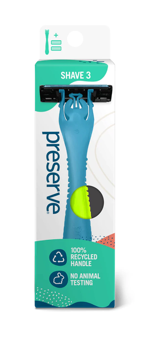 Preserve Products - Triple Blade Razor With 2 Cartridges