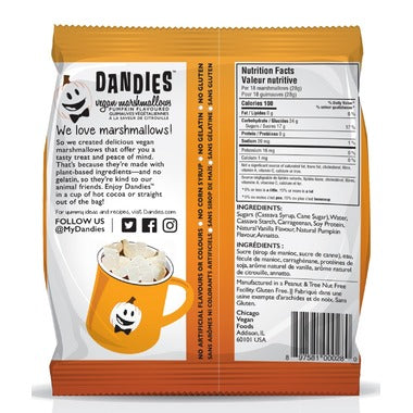 Dandies - Vegan Pumpkin Marshmallows, 141g