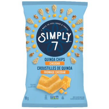 Simply 7 - Quinoa Chips, Cheddar, 100g