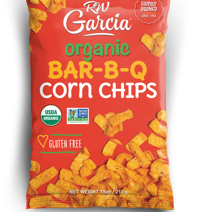 RW Garcia - Organic Corn Chips, Bar-B-Q, 212g