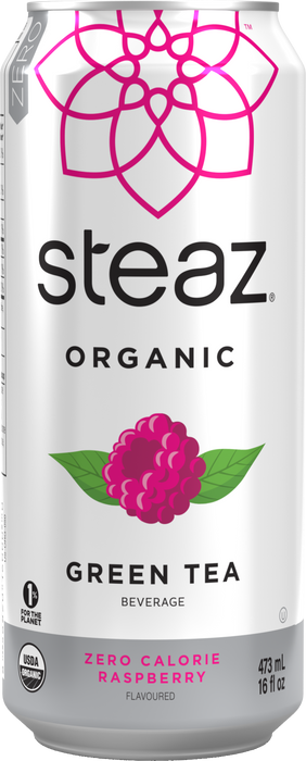 Steaz - Raspberry Iced Green Tea, 473ml