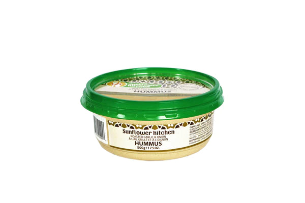 Sunflower Kitchen - Roasted Garlic & Onion Hummus, 500g