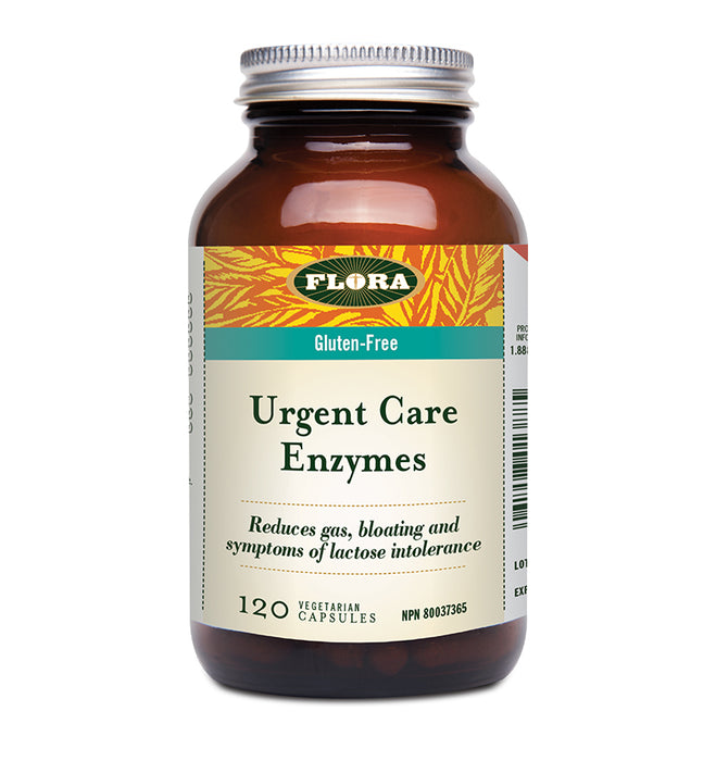 Flora - Urgent Care Enzyme, 120 Caps