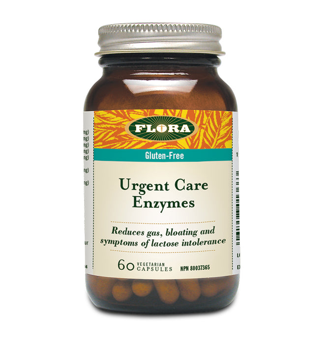 Flora - Urgent Care Enzyme, 60 Caps