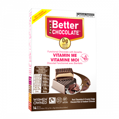 FourX Better Chocolate -Vitamin Me Creamy Fudge, 112g
