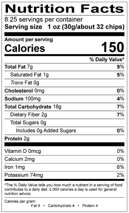 RW Garcia - Organic Corn Chips, Yellow, 223g