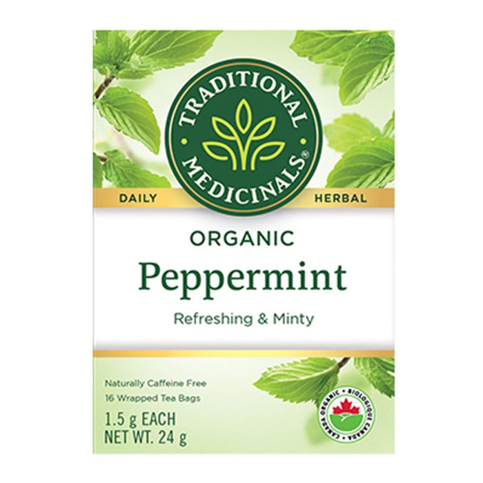 Traditional Medicinals - Organic Peppermint Tea, 16 Bags