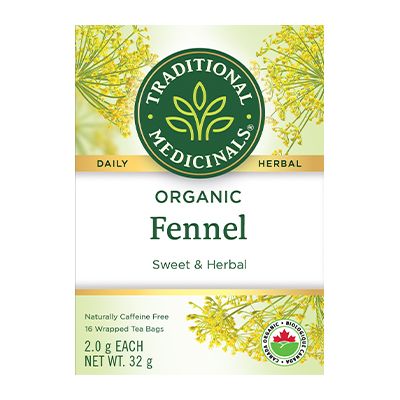 Traditional Medicinals - Organic Fennel Tea, 16 bags