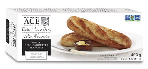 Ace Bakery - Bake Your Own: White Demi-Baguette, 400g