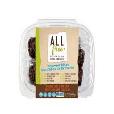 All Free - Allergen Friendly Double Chocolate Chip Brownie Bites, 5 X 48G