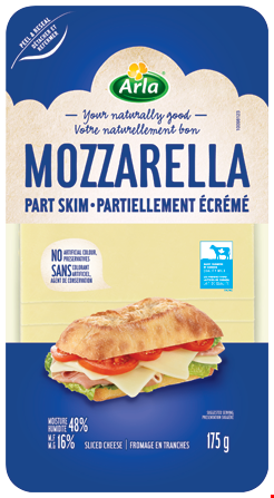 Arla - Castello Mozzarella Slices, 175g