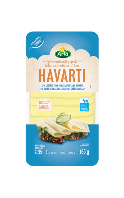 Arla - Havarti Light Slices, 165g